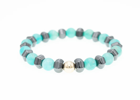Golden Amazonite Bracelet