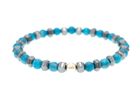 Golden Apatite Anklet