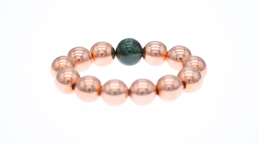 Cu Malachite Ring