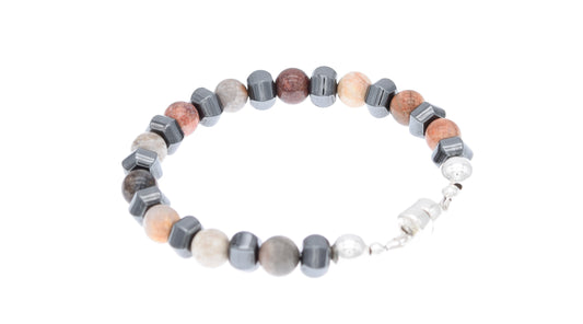 Silver Coral Bracelet