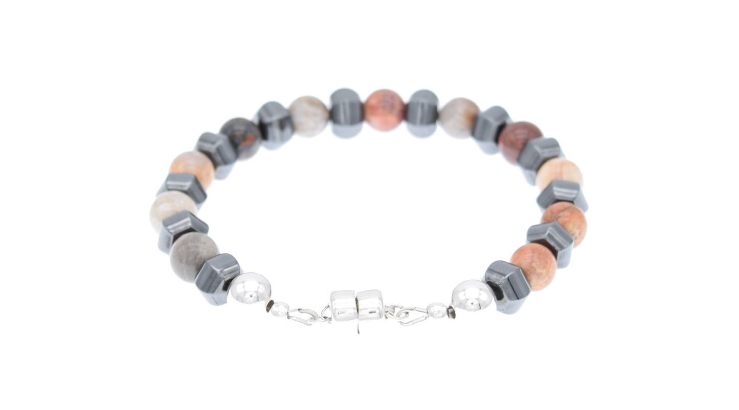 Silver Coral Bracelet