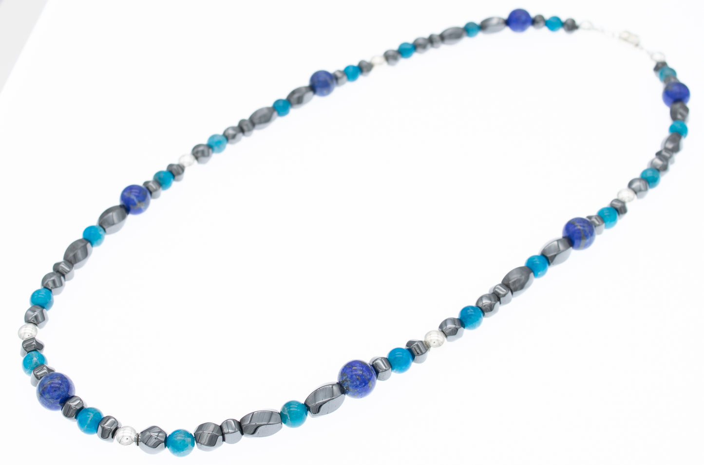 Lapis Apatite Necklace