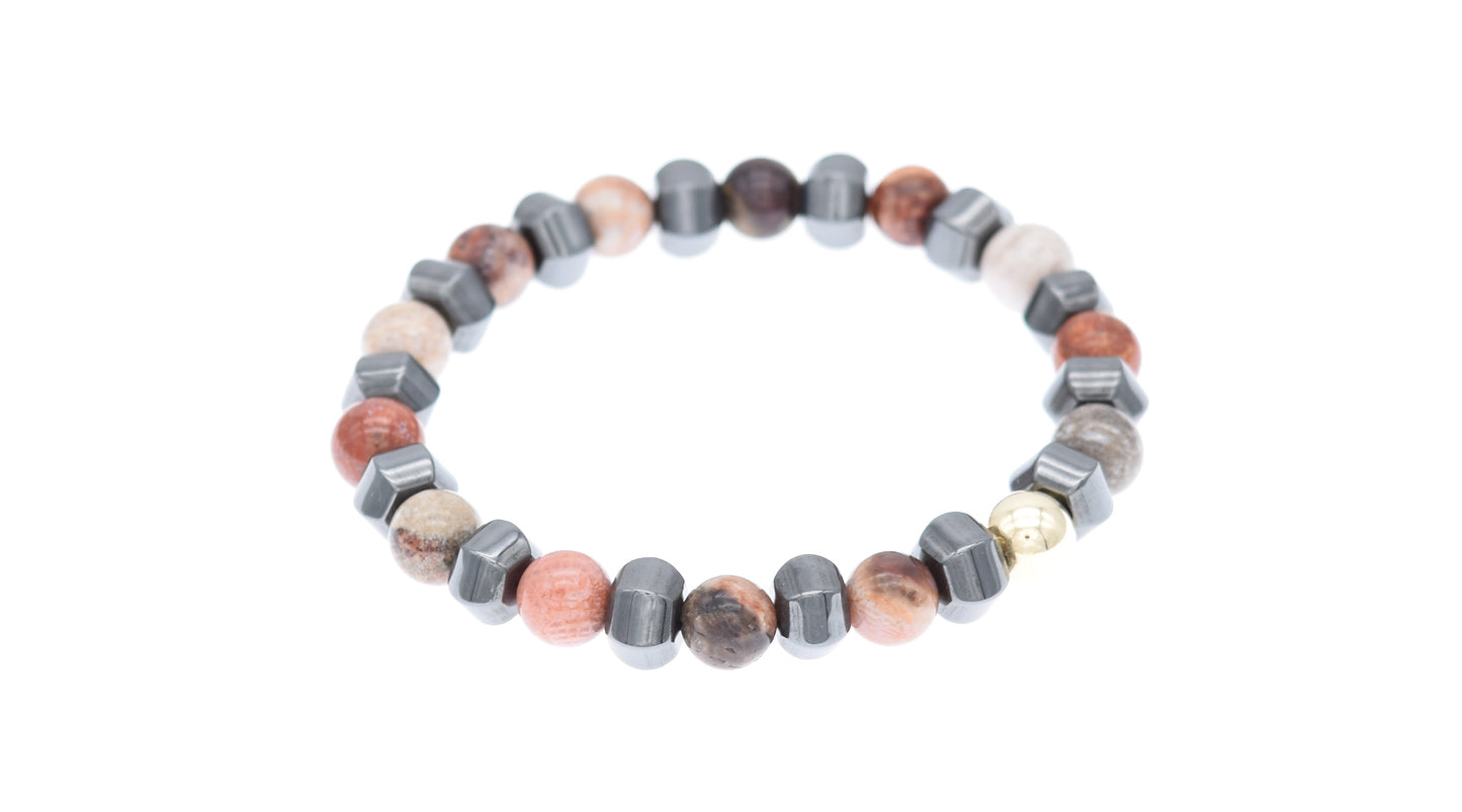 Golden Coral Bracelet