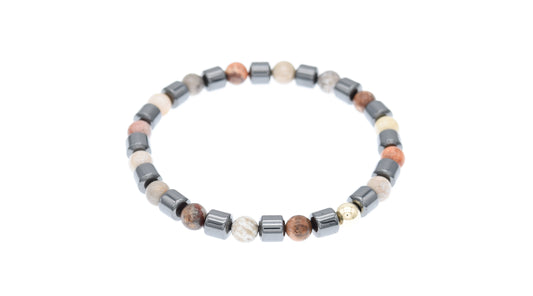 Golden Coral Anklet