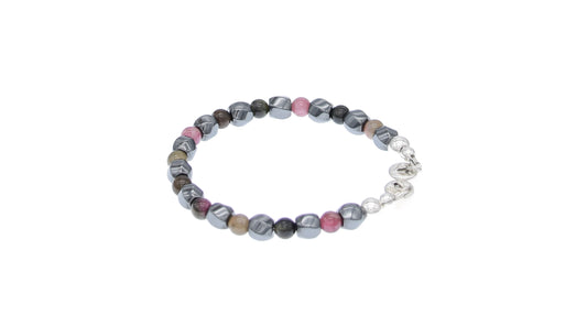 Watermelon Tourmaline Bracelet