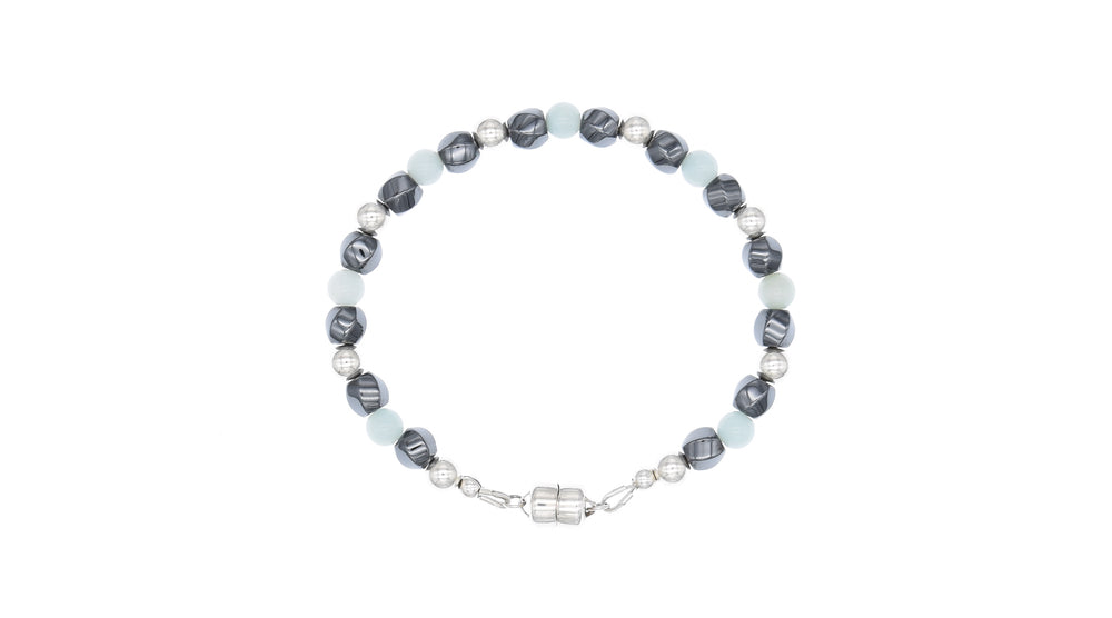 Silver Amazonite Bracelet